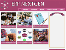Tablet Screenshot of erpnextgen.com